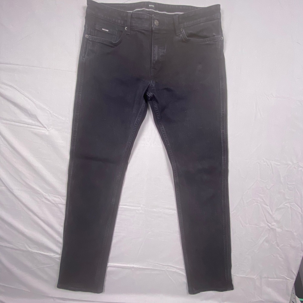 Hugo Boss Candiani Denim Jeans Mens 34 x 31 Italian Fabric Stretch Straight